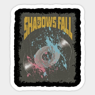 Shadows Fall Vintage Vynil Sticker